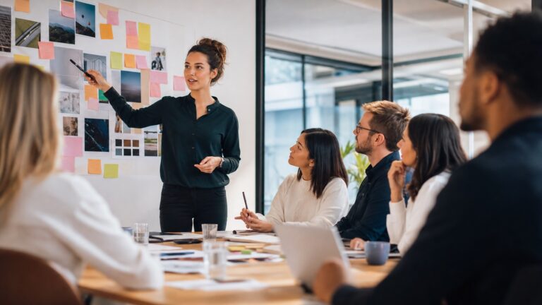Professionelles Business-Beitragsbild mit abstrakter Darstellung von Technologie und Menschlichkeit, symbolisiert durch digitale Netzwerke und menschliche Hände